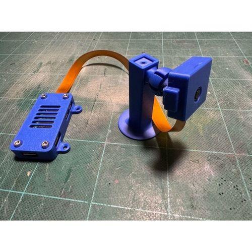 Raspberry Pi Zero 2W Kılıf ve Döner Kamera Standı 3D Baskı (Bu ürün Sadece Plastik parçadır - Almadan Önce Soru Sorabilirsiniz)