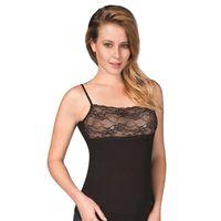 Kadın Ribana Geniş Dantelli İp Askılı 6 Lı Atlet Berrak-2118