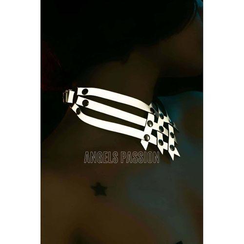 Karanlıkta Parlayan Seksi Choker - Reflektörlü Chohker - APFT585