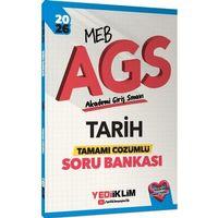 2026 MEB AGS Tarih Tamamı Çözümlü Soru Bankası Yediiklim Yayınları
