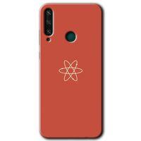 Huawei Y6P Kılıf HD Desen Baskılı Arka Kapak - Atom