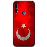 Huawei P Smart Z Kılıf HD Desen Baskılı Arka Kapak - Albayrak