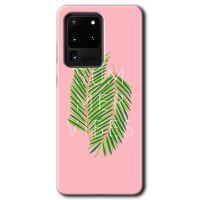 Samsung Galaxy S20 Ultra Kılıf HD Desen Baskılı Arka Kapak + Temperli Cam - Summer Vibes