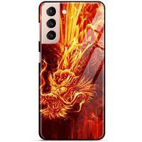 Samsung Galaxy S21 Plus Kılıf Dragons (12) Koruyucu Silikon Ateş Ejderhası