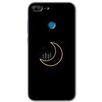 Potkal Hediye Fabrikası Honor 9 Lite HD Baskılı Kılıf + 9D Tam Ekran Koruyucu - İyi Geceler