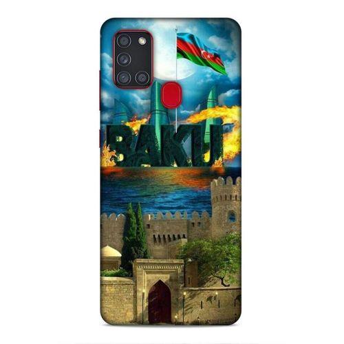 Samsung Galaxy A21s Uyumlu Kılıf Azarbaijan (50) Shockproof Kılıf Bakü Simgeler
