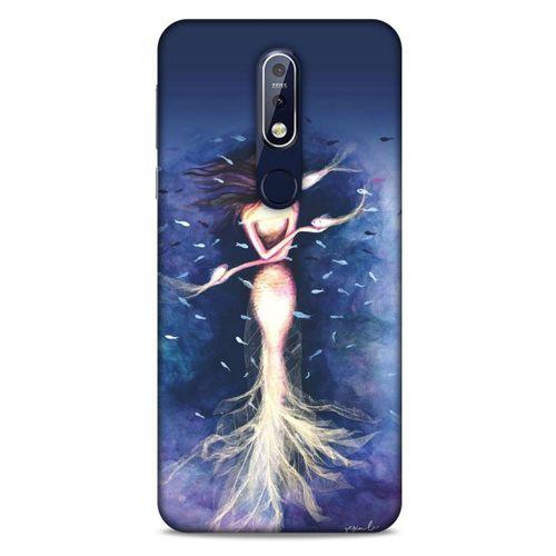 Y.Liva-2021 Özel Seri Deniz Kızı Nokia 7.1 Kılıf Silikon Kapak