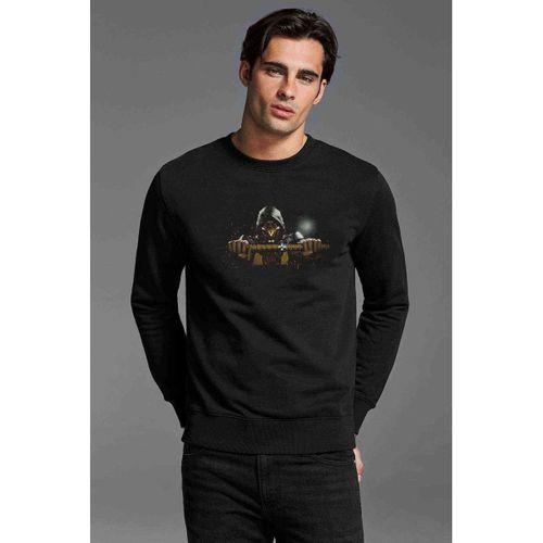 Mortal Kombat Legends Scorpions Revenge 2020 Baskılı Siyah Erkek Sweatshirt