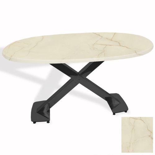 Dockers İks Masa ESB Oval (94x146 - Werzalit, Allzalit yada Wermodin Tabla) - Golden Marble