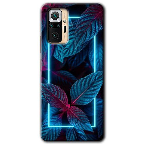 MRCİLETİSİM Xiaomi Redmi Note 10 Pro Kılıf HD Desen Baskılı Arka Kapak + Temperli Cam - Mekanik Yaprak 4