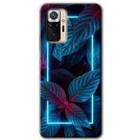 MRCİLETİSİM Xiaomi Redmi Note 10 Pro Kılıf HD Desen Baskılı Arka Kapak + Temperli Cam - Mekanik Yaprak 4