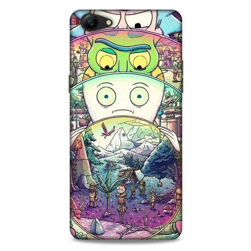 Oppo A79 Uyumlu Kılıf Rick And Morty (48) Bumper Kılıf Decoy Jerrys