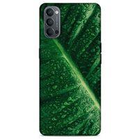 Lopard Oppo Reno 4 Uyumlu Kılıf Bahar (31) TPU Kılıf Nemli Yaprak