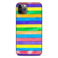 Lopard Apple Iphone 11 Pro Max Uyumlu Kılıf Wood'X (22) Tam Koruma Kılıfı Desenli