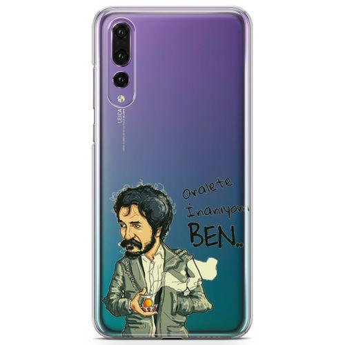 Huawei P20 Pro Kılıf Caps Oraleti Seviyorum Ben Arka Kapak Koruma Desenli Full Koruyucu