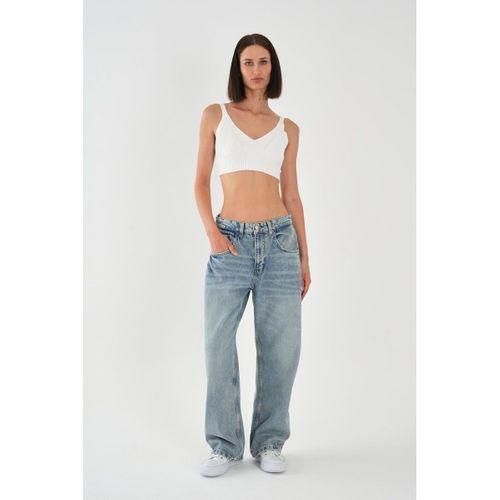 Kadın Açık Mavi Baggy Jean