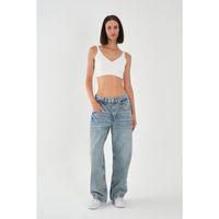 Kadın Açık Mavi Baggy Jean