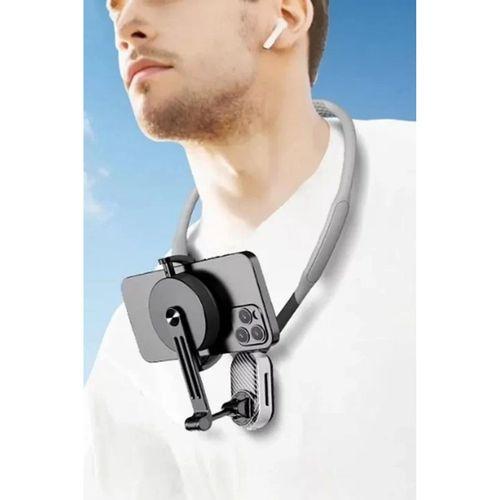 360 Derece Ayarlanabilir Boyun Askılı Manyetik Telefon Tutucu