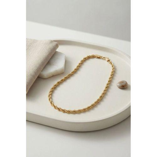 CM Burgu Model Gold Renk 10 mm Kalınlık 50 cm Kadın Kolye