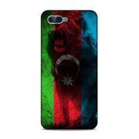 Oppo Rx17 Neo Uyumlu Kılıf Azarbaijan (35) Fit Design Kılıf Bayrak Aslanlı