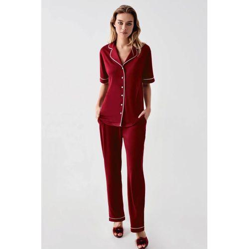 Freshness 324 Kadın 4'lü Sabahlıklı Şorlu Pijama Takımı
