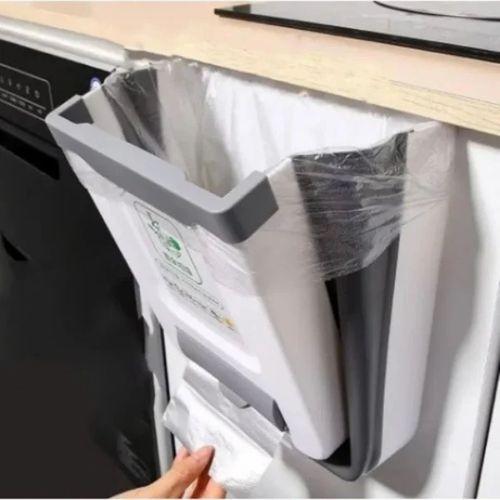 Katlanabilir Mutfak Çöp Kovası Torba Hazneli