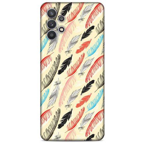 Lopard Samsung Galaxy A32 Uyumlu Kılıf Tüyler (48) Bumper Kılıf