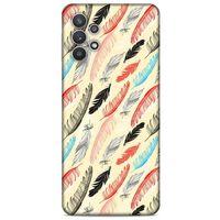 Lopard Samsung Galaxy A32 Uyumlu Kılıf Tüyler (48) Bumper Kılıf