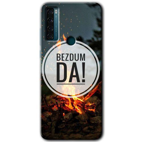 TCL 20 SE Kılıf HD Desen Baskılı Arka Kapak - Bezdum Da