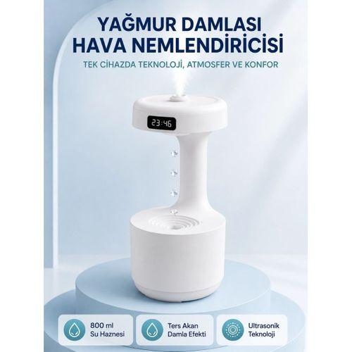 Anti Yerçekimi Su Damlası Hava Nemlendirici 800 Ml Ultrasonik Aroma Difüzör