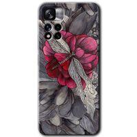 Potkal Hediye Fabrikası Xiaomi Redmi Note 11 Pro Plus 5G Kılıf HD Desen Baskılı Arka Kapak - kelebek Ömrü