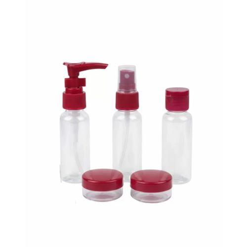 5 Parça Seyahat Dolum Şişesi Seti 30 Ml Hafif Tasarım