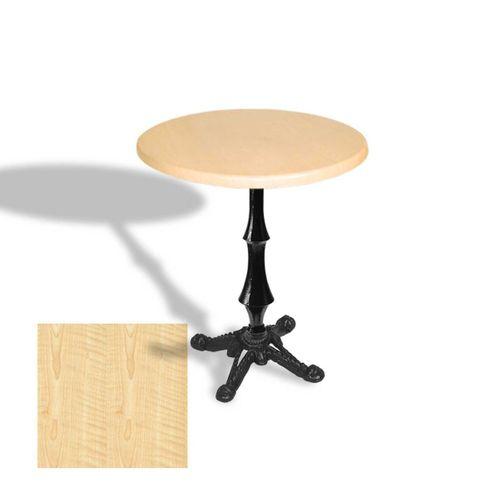 Dockers Çipa 1012 Döküm Ayak Yuvarlak Masa Çap 70cm - (Werzalit, Wermodin ve Allzalit Tabla) - Akçaağaç