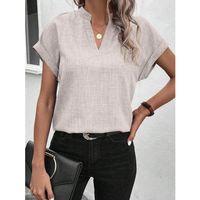 Kadın Kısa Kollu Hakim Yaka Sofya Bluz