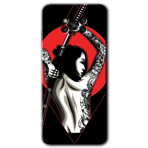 Xiaomi Poco x3 NFC HD Baskılı Kılıf + 9D Tam Ekran Koruyucu - Samurai Girl