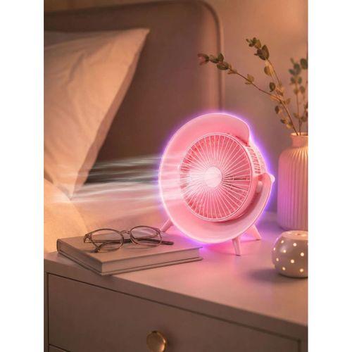 Rgb Işıklı 3 Kademeli Usb Masaüstü Vantilatör