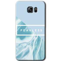 Galaxy Note 5 Kılıf HD Desen Baskılı Arka Kapak - Fearless + Kırılmaz Cam