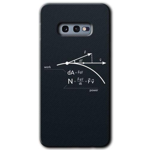 MRCİLETİSİM MRCİLETİSİM Samsung Galaxy S10e Kılıf HD Desen Baskılı Arka Kapak + Temperli Cam - Work Formül