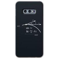 MRCİLETİSİM MRCİLETİSİM Samsung Galaxy S10e Kılıf HD Desen Baskılı Arka Kapak + Temperli Cam - Work Formül