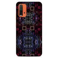 Lopard Xiaomi Redmi Note 9 4g Uyumlu Kılıf PiXel (18) Telefon Kılıfları Siyah Kırmızı
