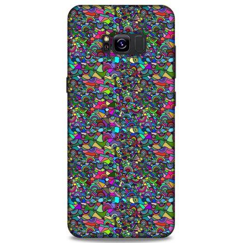 Lopard Samsung Galaxy S8 Plus Uyumlu Kılıf Soyut Sanat (31) Baskılı TPU Kılıf