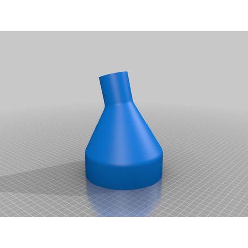 Tam Parametrik BÜKME Dairesel Toz Portu Adaptörü (Bu ürün Sadece Plastik parçadır - Almadan Önce Soru Sorabilirsiniz)