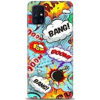 Samsung Galaxy M51 Kılıf HD Baskılı Kılıf - Bang Boom + Tam Ekran Koruyucu