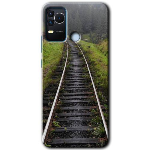 Omix X400 Kılıf HD Desen Baskılı Arka Kapak - Tren Yolu