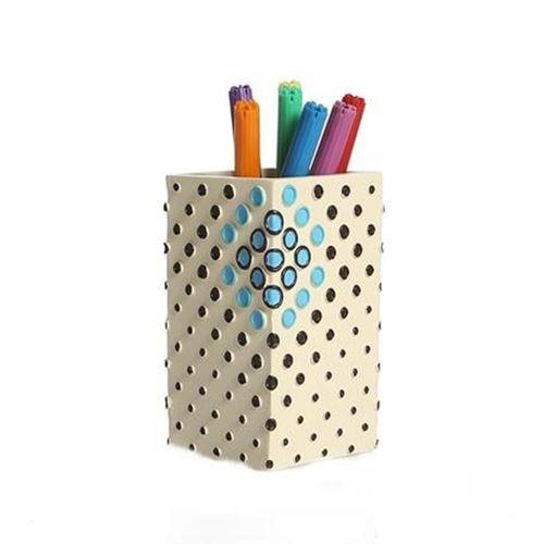 2 Adet Kalemlik Puanlı Model Ofis Gereci 6X6X10Cm 200Ml