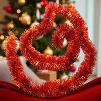 2 METRE METALİK TURUNCU YILBAŞI BOYUN SİMİ TURUNCU YUMUŞAK BOYUN GARLANDI DEKOR TURUNCU SÜSLEME SİMİ