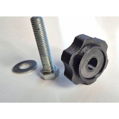 Skywatcher EQ6 R Pro M12 Altıgen T Vida Tırtıklı Somun 3D Baskı