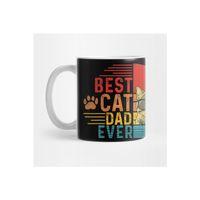 Mens Best Cat Dad Ever Funny Cat Dad Father Vintage Gift Kupa