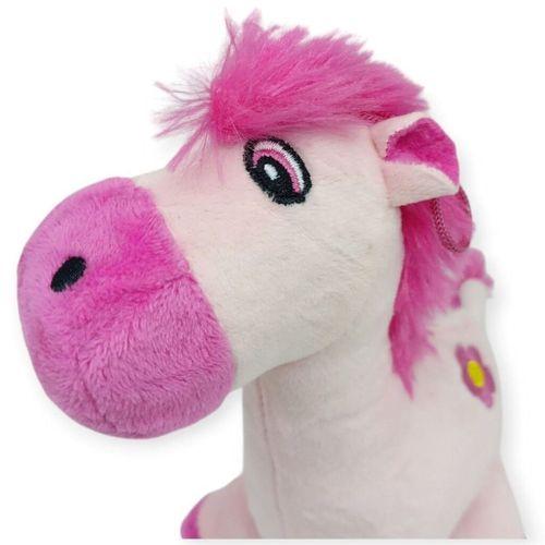 Peluş Sevimli Hayvanlar 25 cm - Pembe At