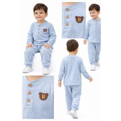 2-5 Yaş Armalı Fitilli Penye Çocuk Takımı